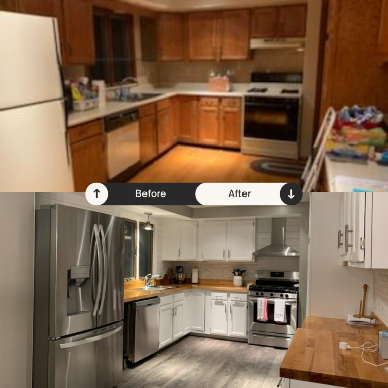 Nels Kitchen Before After